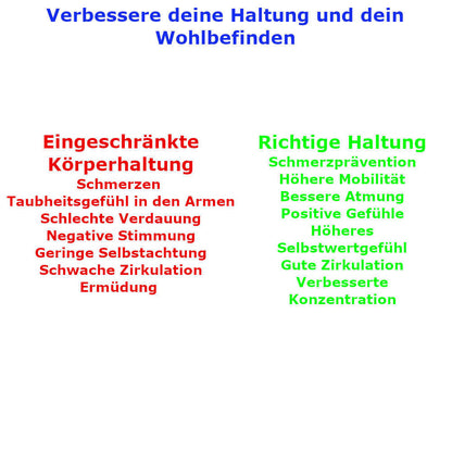 Schultergurt-Haltungskorrektur